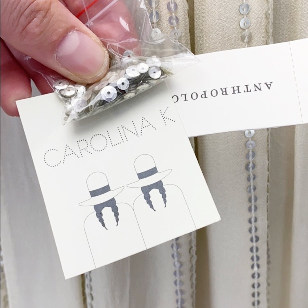 ANTHROPOLOGIE CAROLINA K Charo Beaded Swing Dress - Picture 13 of 14